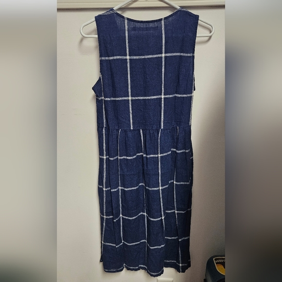 Pyne & Smith Blue Windowpane - Picture 2 of 3